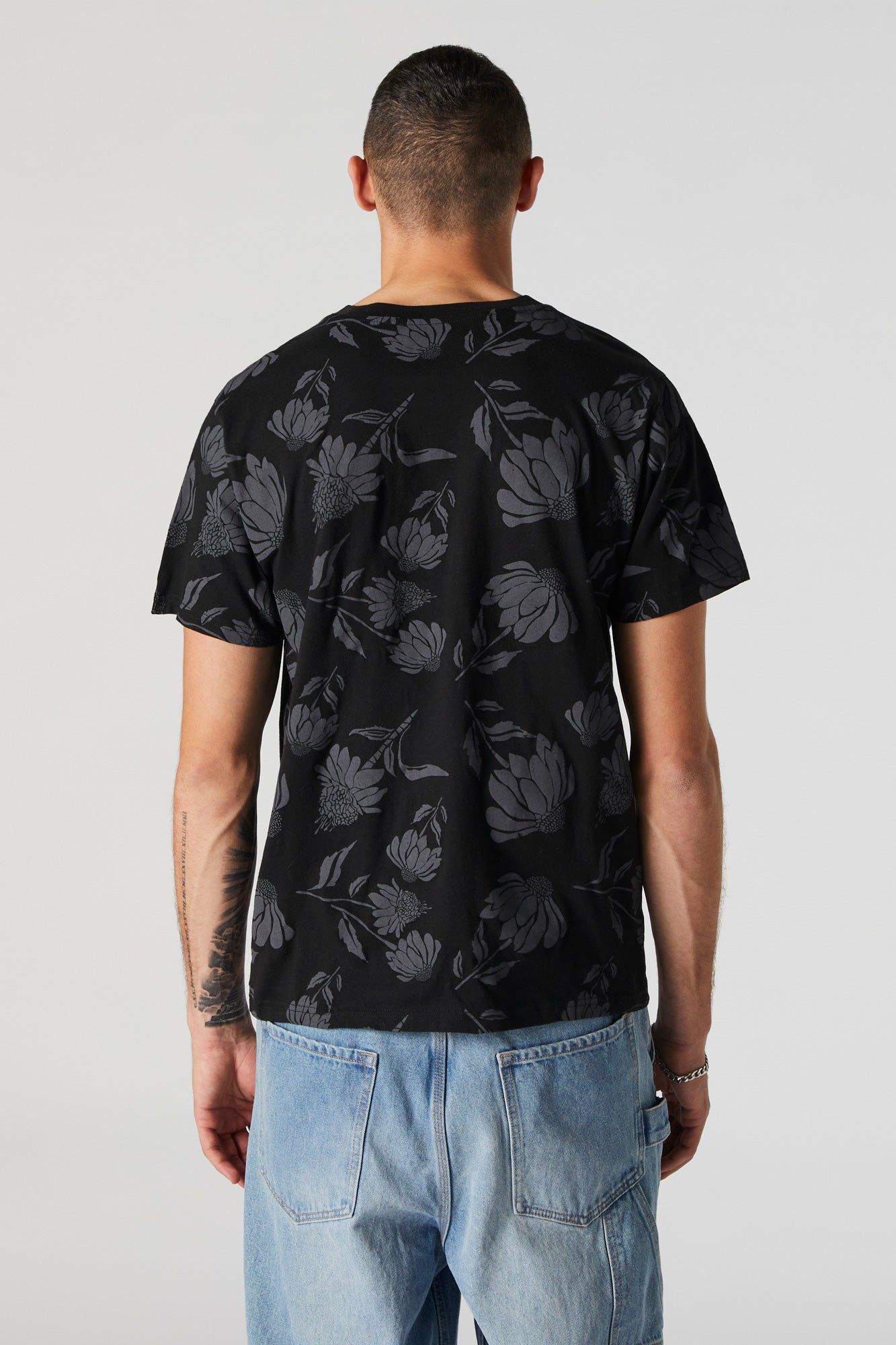 Chunky Floral Graphic T-Shirt sold by Urban Planet product image thumbnail 2