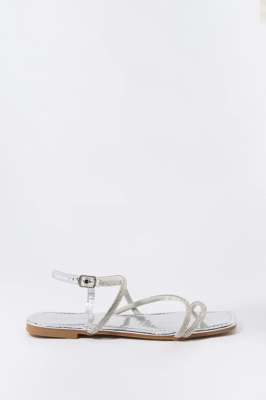 Sandales avec brides et pierres du Rhin sold by Urban Planet