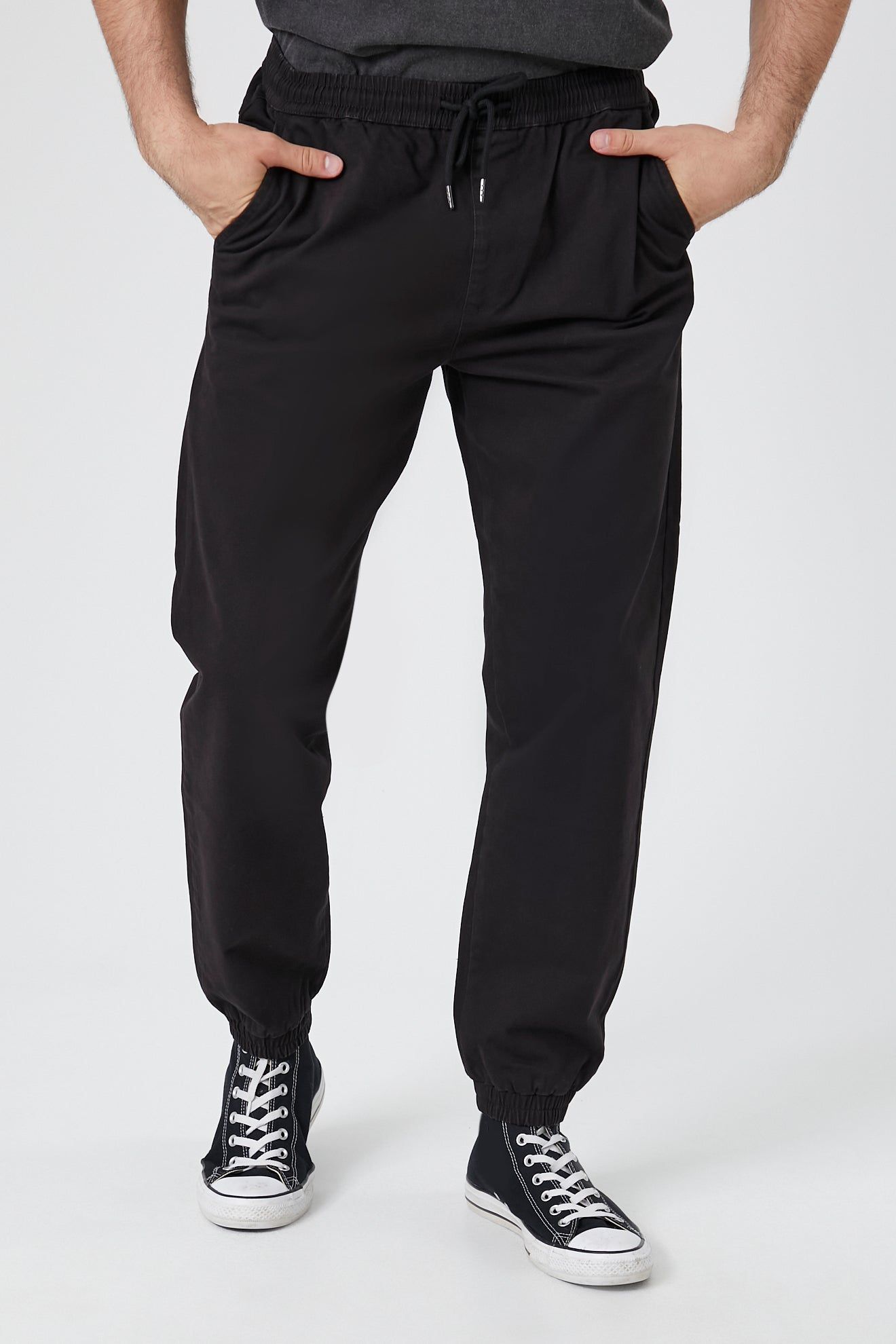 Twill Drawstring Jogger sold by Urban Planet