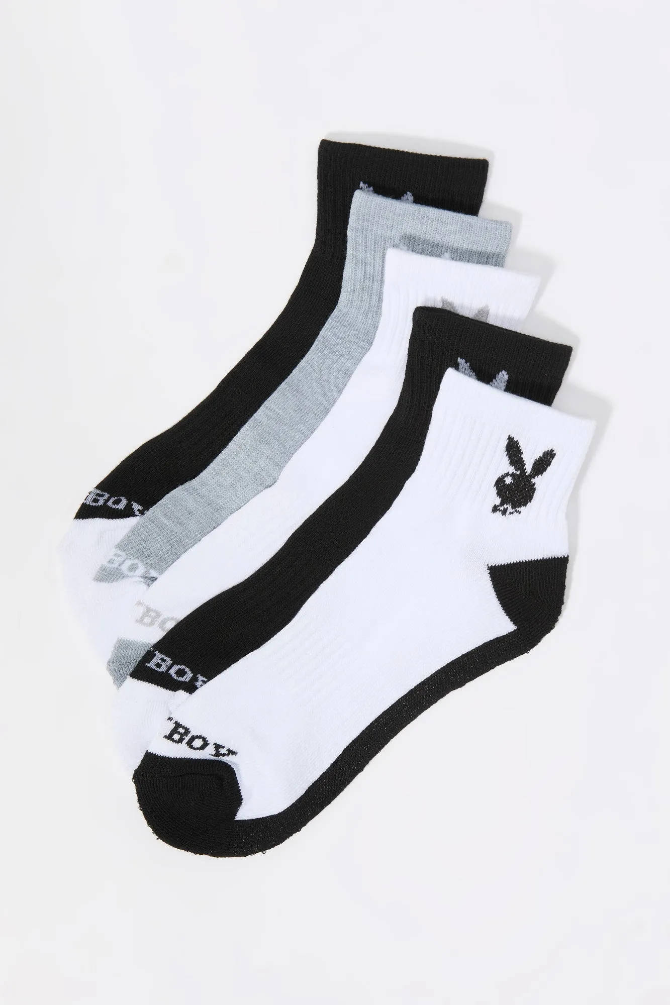 Playboy Athletic Ankle Socks (5 Pack) sold by Urban Planet