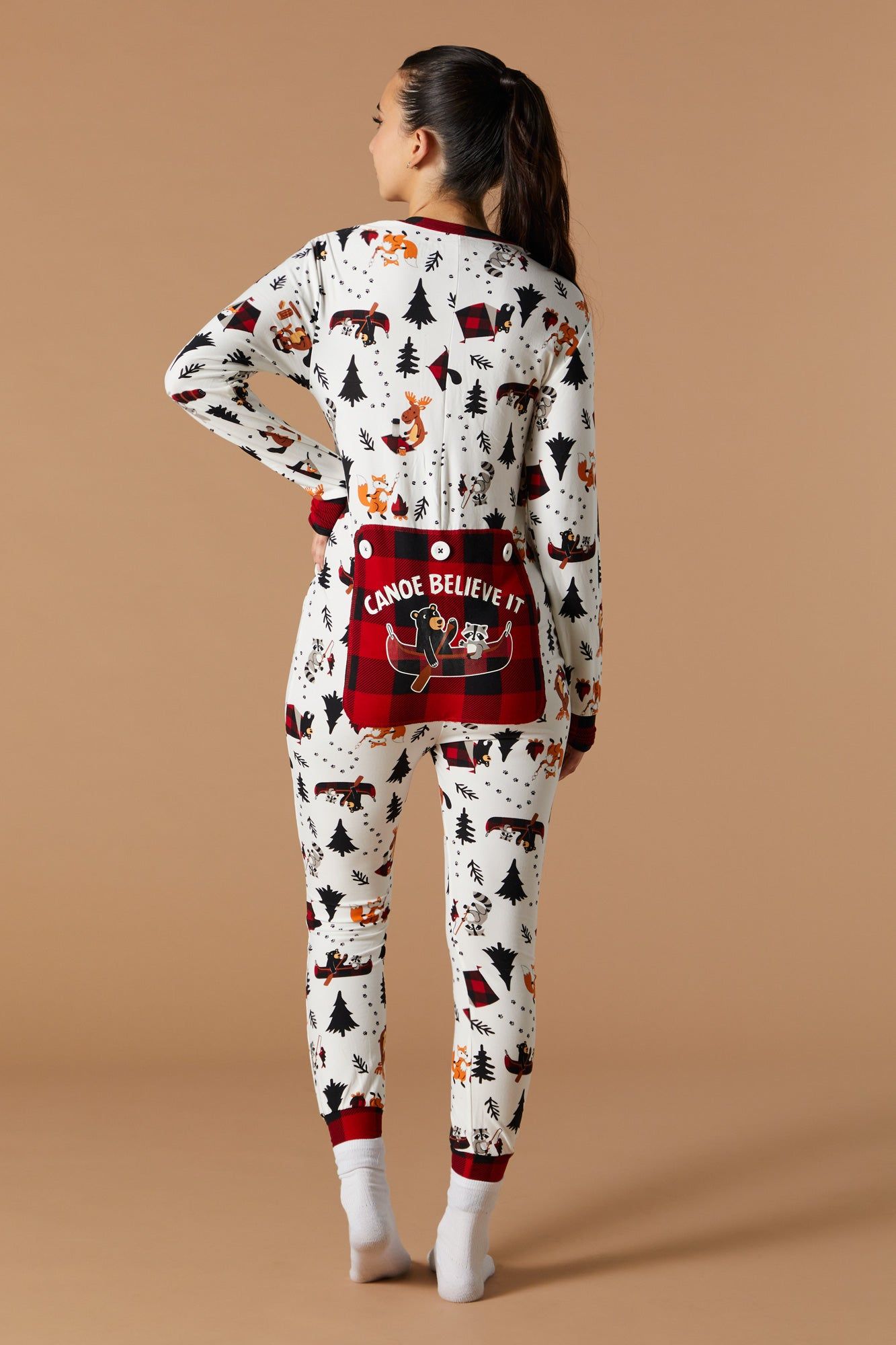 Combinaison Fammy Jammies unisexe à imprimé Forêt sold by Urban Planet product image thumbnail 4