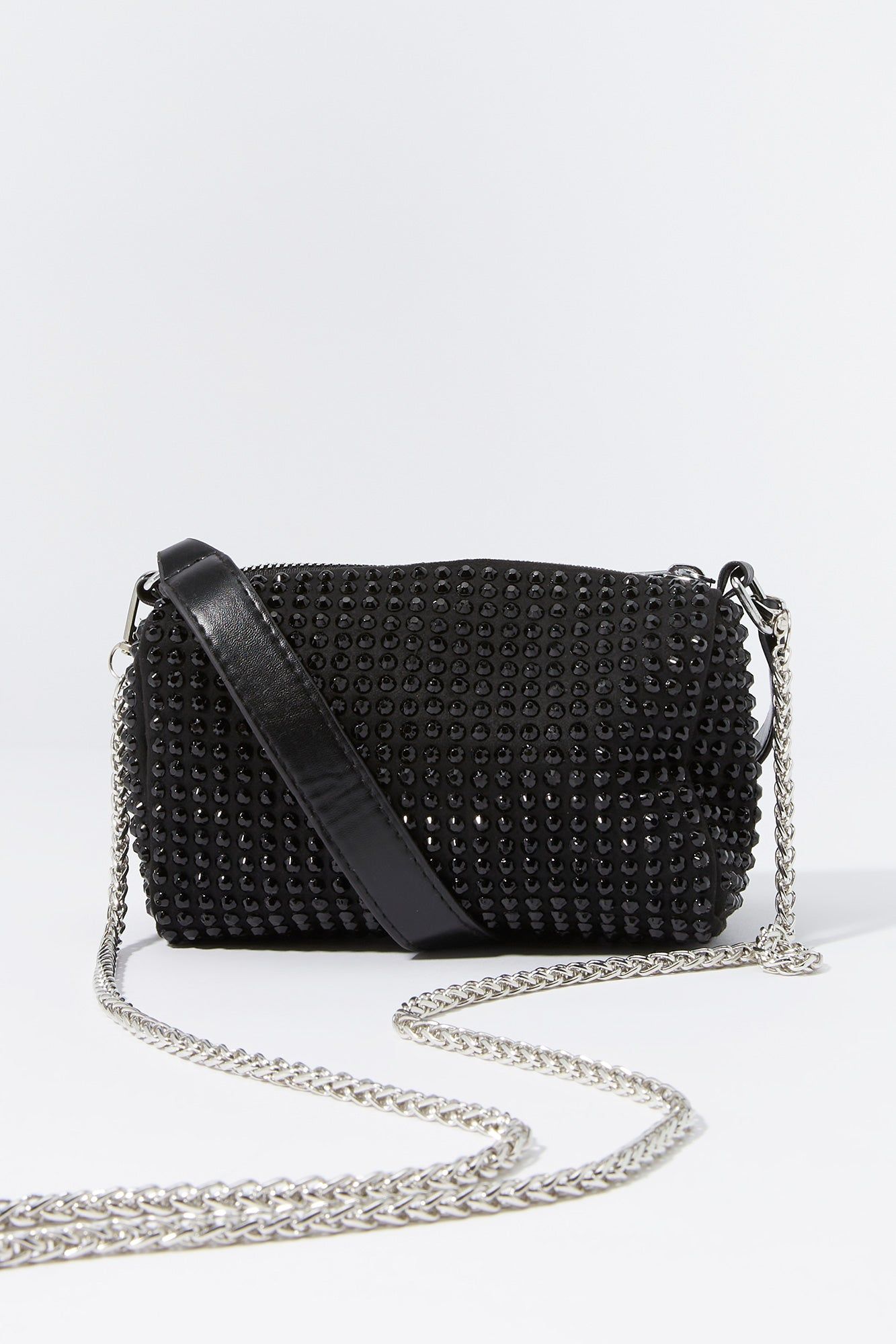 Rhinestone Studded Crossbody Purse sold by Urban Planet