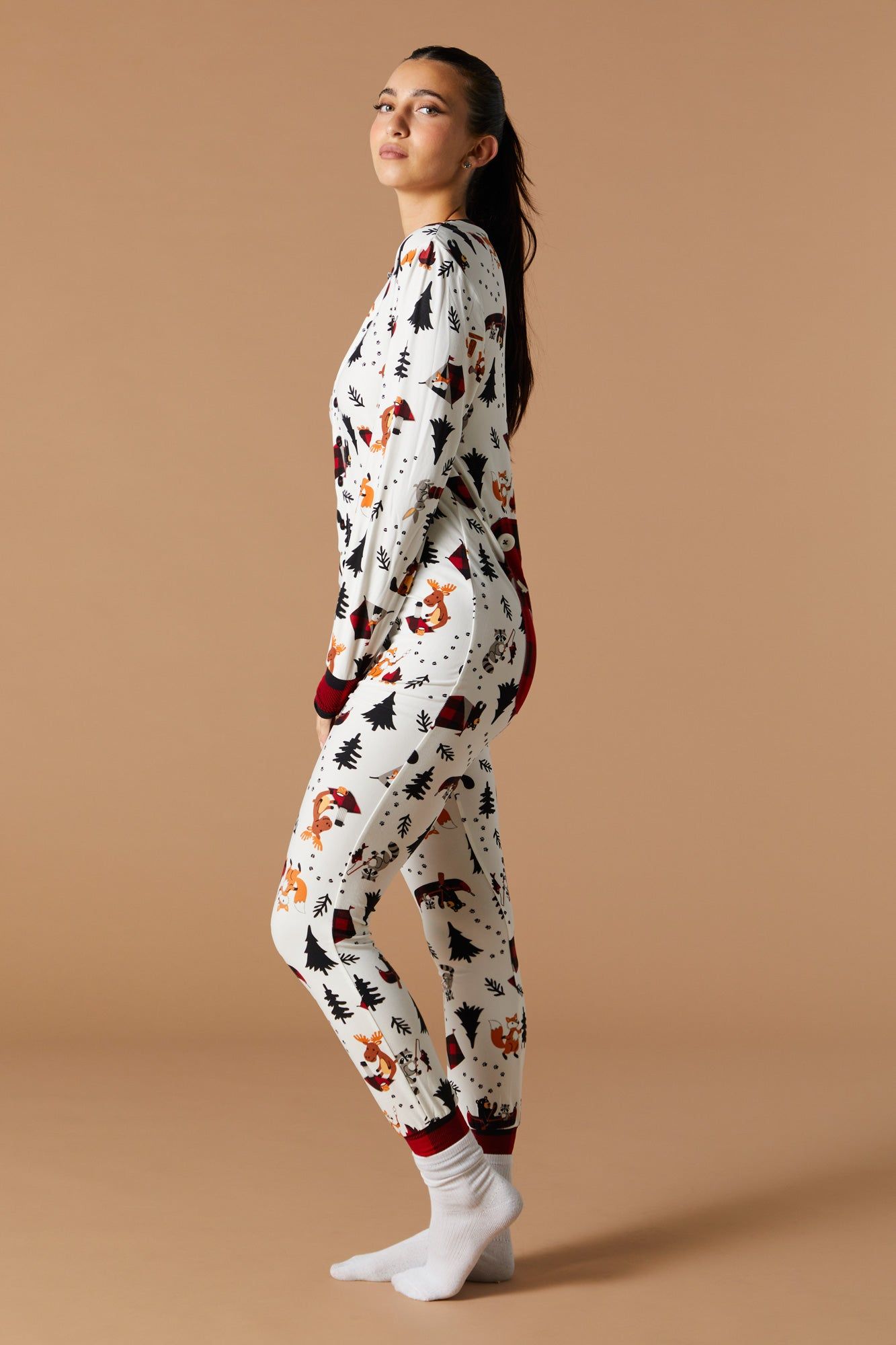 Combinaison Fammy Jammies unisexe à imprimé Forêt sold by Urban Planet product image thumbnail 6