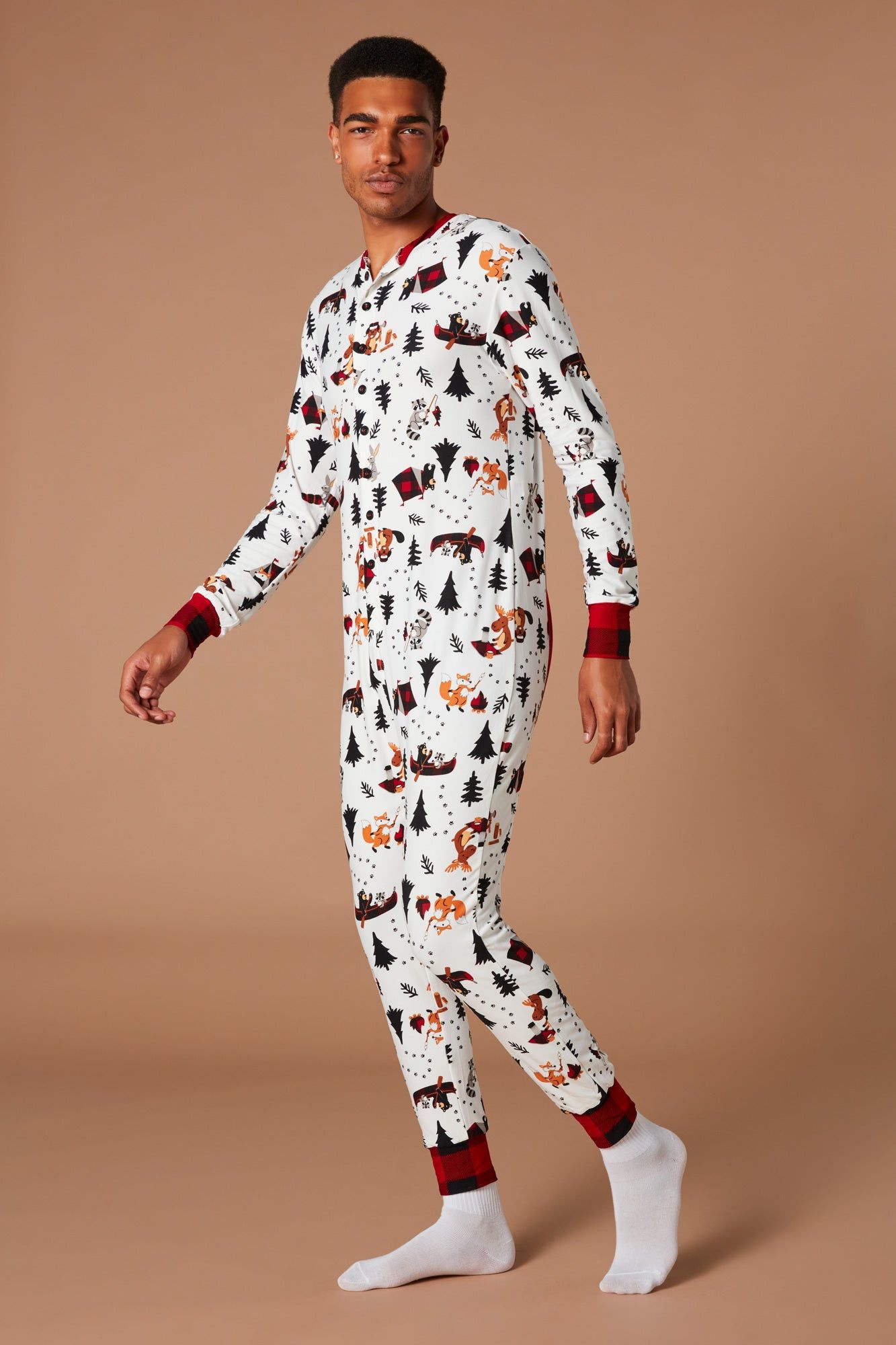 Combinaison Fammy Jammies unisexe à imprimé Forêt sold by Urban Planet product image thumbnail 5