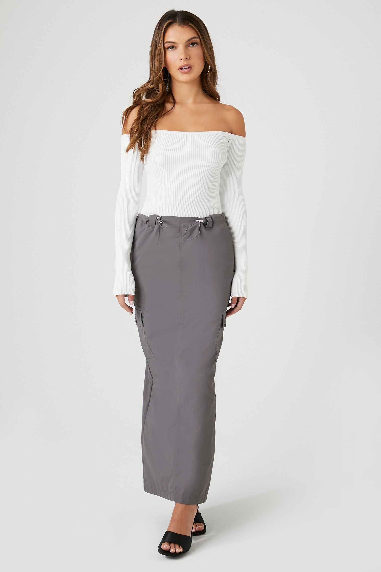 Knit Off Shoulder Bodysuit sold by Urban Planet product image thumbnail 4