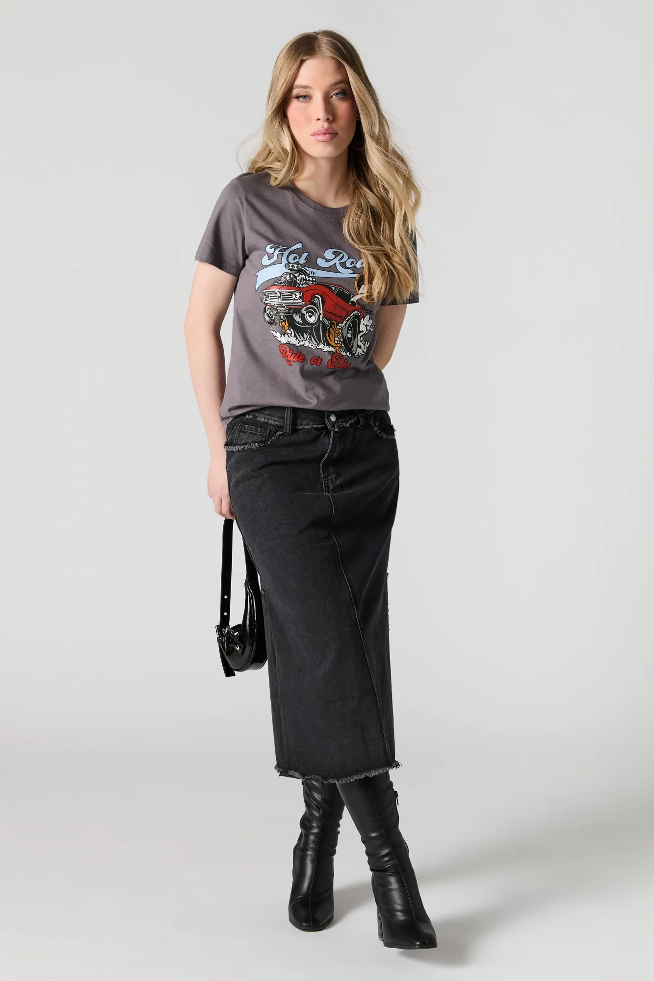 Ride or Die Graphic T-Shirt sold by Urban Planet product image thumbnail 3