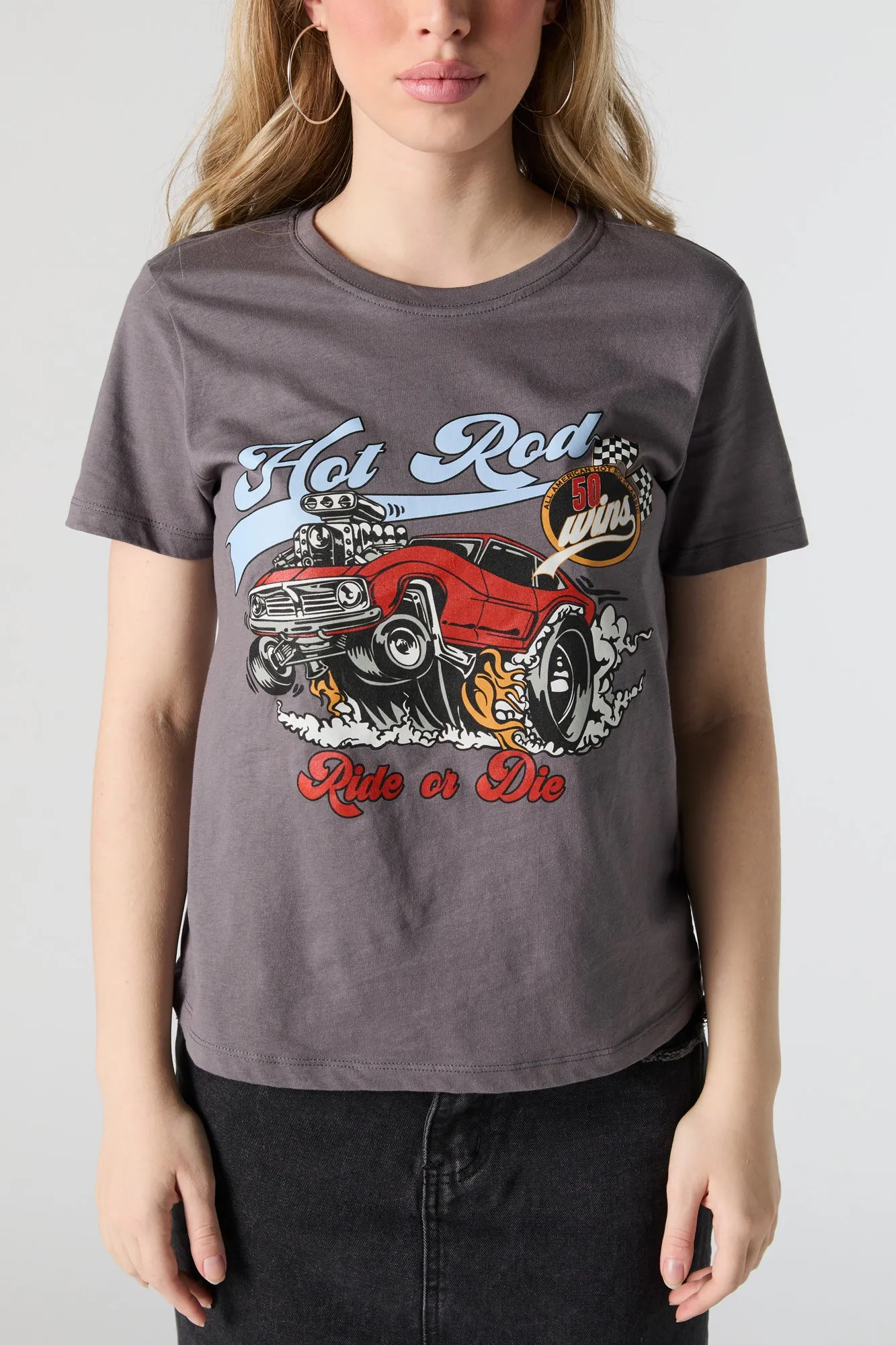 Ride or Die Graphic T-Shirt sold by Urban Planet product image thumbnail 4