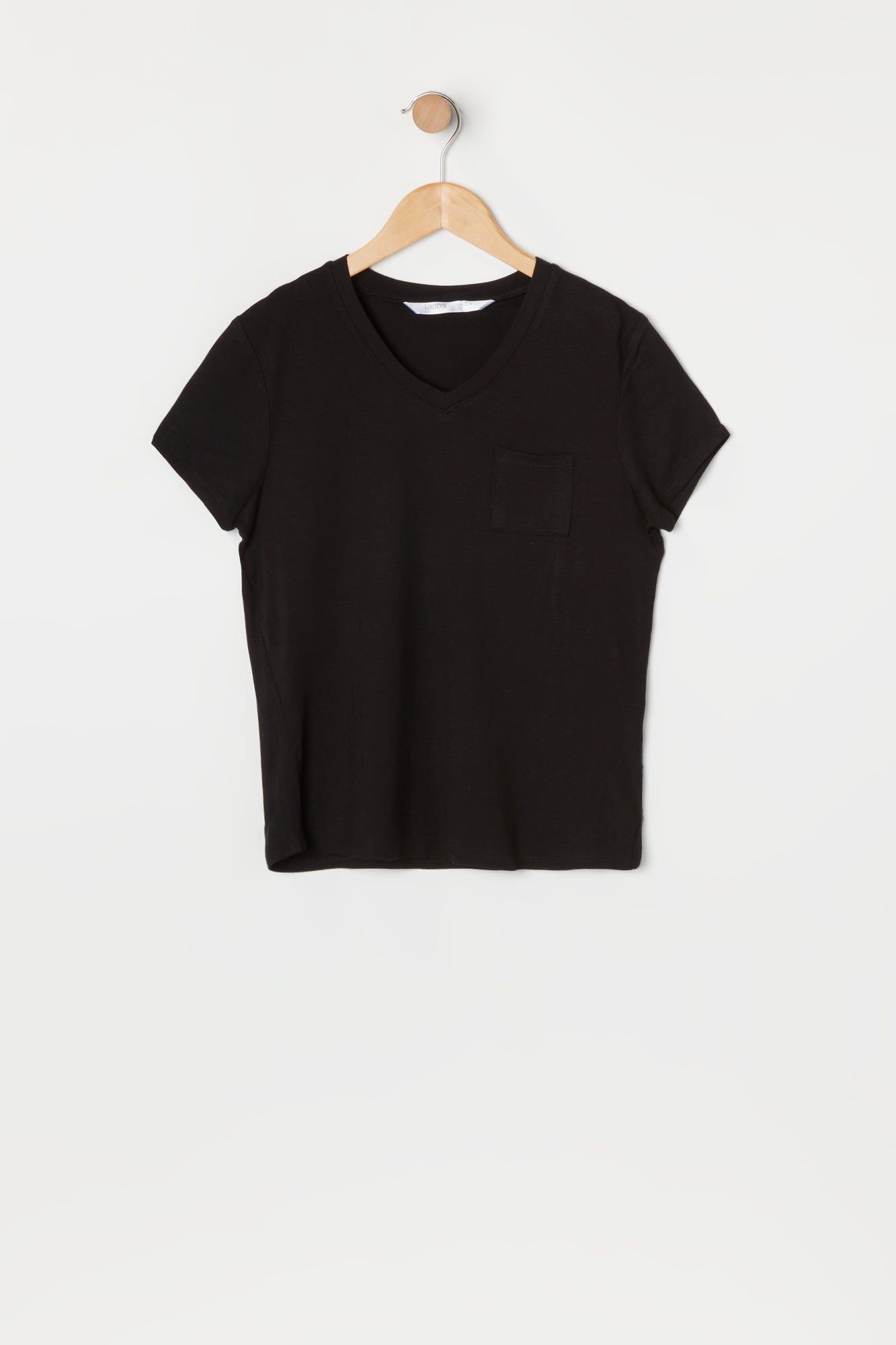 Girls Single Pocket Relaxed T-Shirt sold by Urban Planet product image thumbnail 3