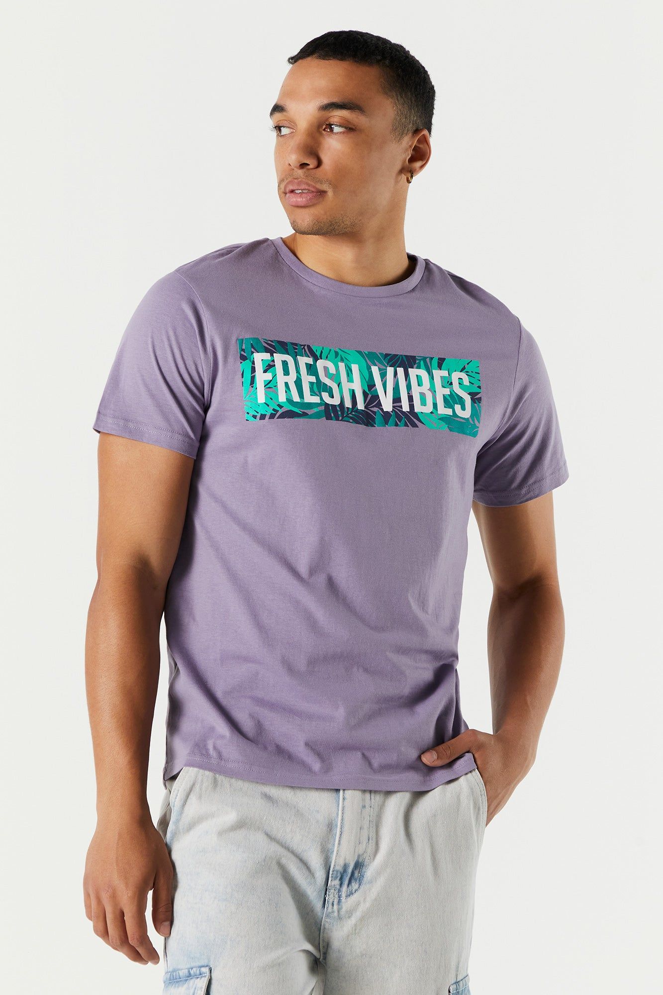 T-shirt à imprimé Fresh Vibes sold by Urban Planet