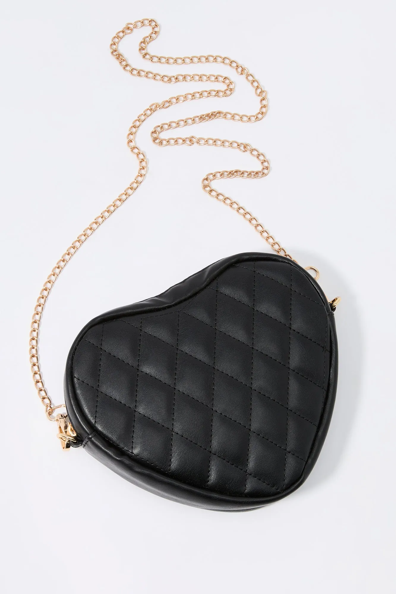 Quilted Heart Crossbody Purse sold by Urban Planet product image thumbnail 3