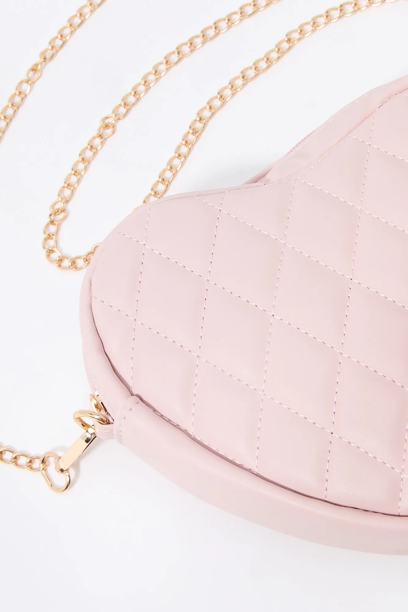 Quilted Heart Crossbody Purse sold by Urban Planet product image thumbnail 2