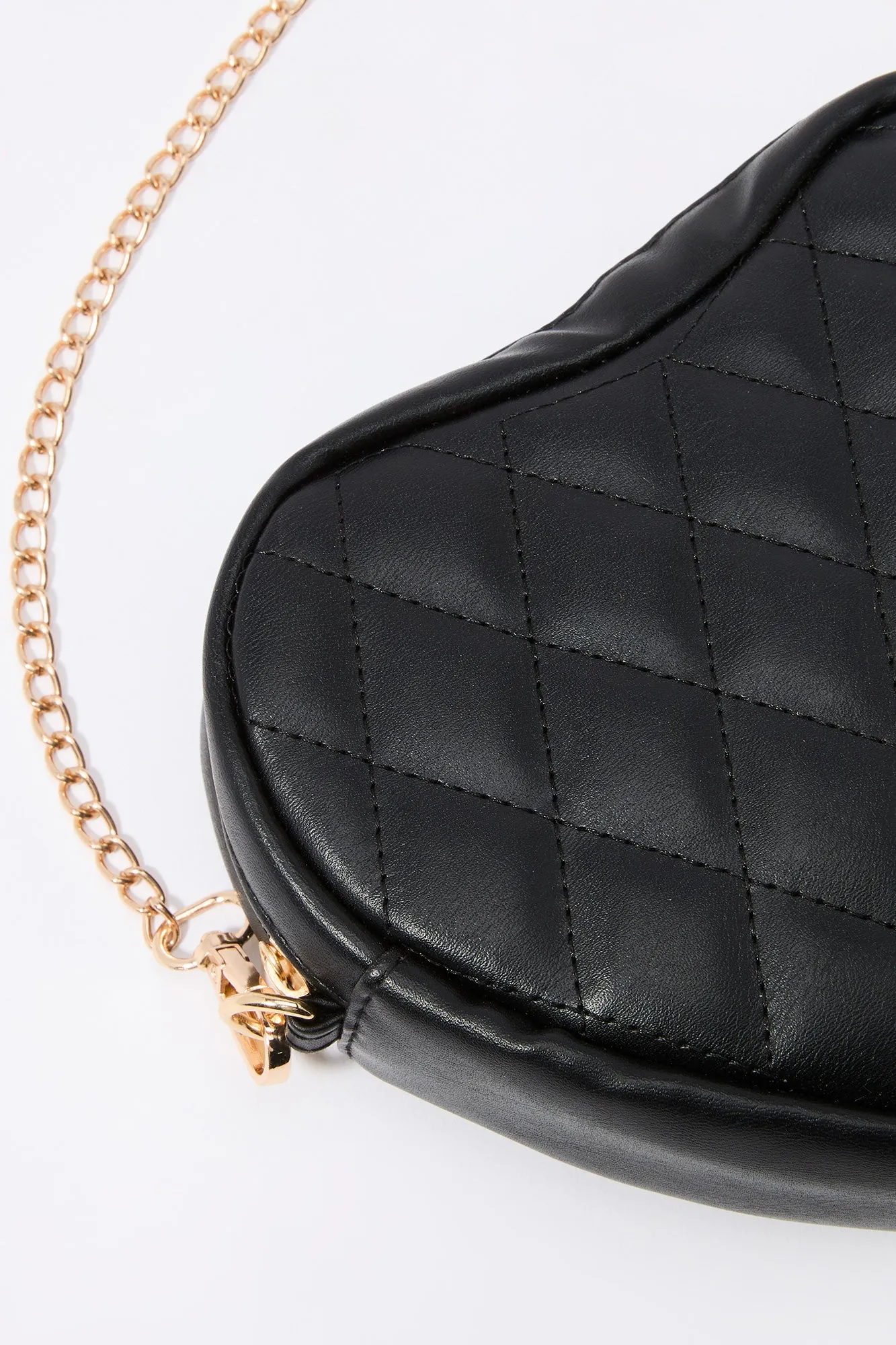 Quilted Heart Crossbody Purse sold by Urban Planet product image thumbnail 4