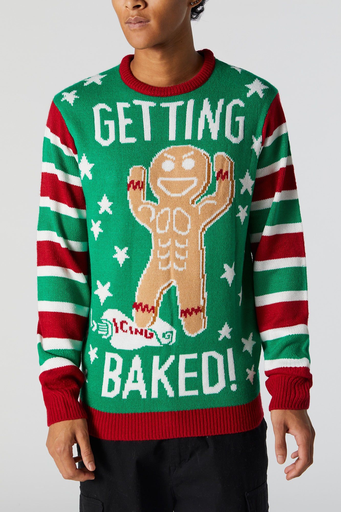 Getting Baked Xmas Sweater sold by Urban Planet product image thumbnail 4