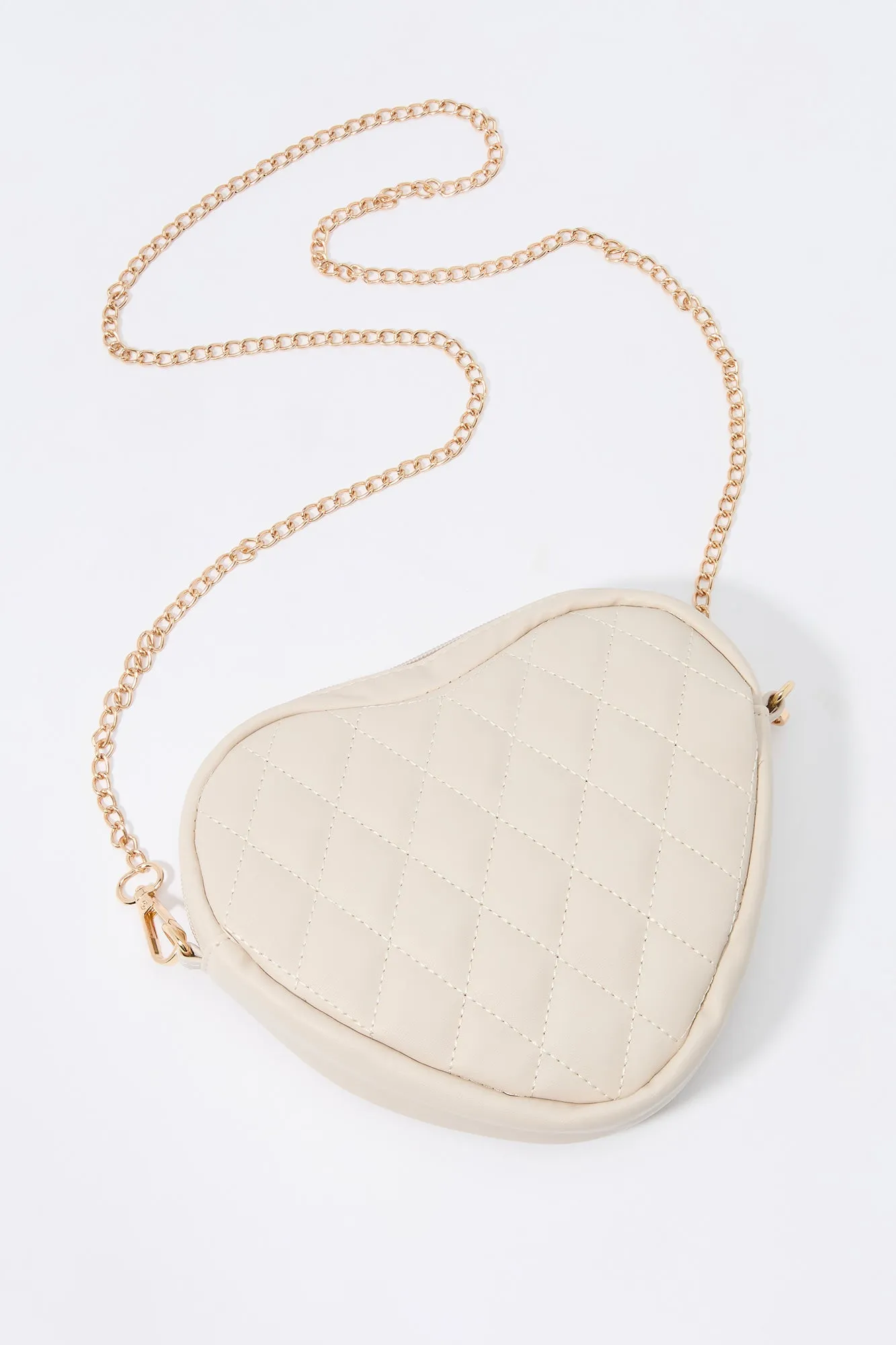 Quilted Heart Crossbody Purse sold by Urban Planet product image thumbnail 5