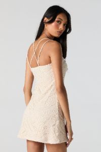 Crochet A Line Mini Dress sold by Urban Planet