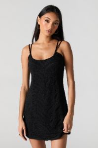 Crochet A Line Mini Dress sold by Urban Planet