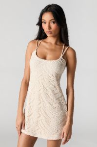 Crochet A Line Mini Dress sold by Urban Planet