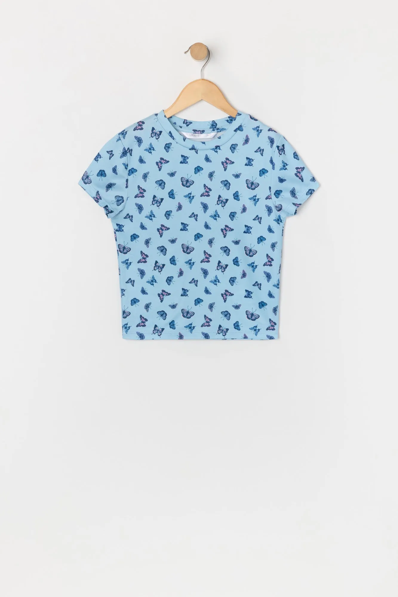 Girls Butterfly Print T-Shirt sold by Urban Planet