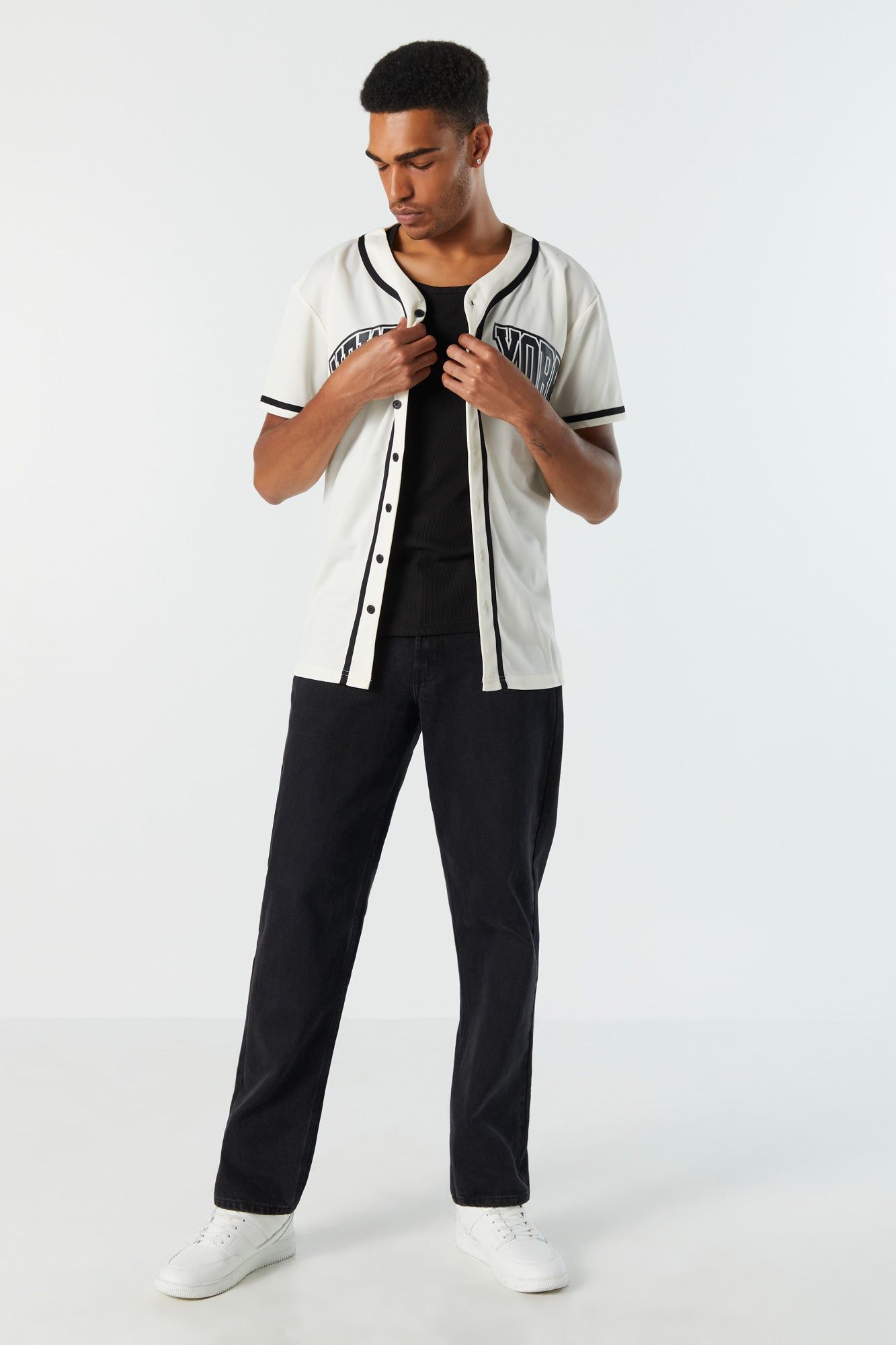 Jersey de baseball à imprimé New York sold by Urban Planet product image thumbnail 3