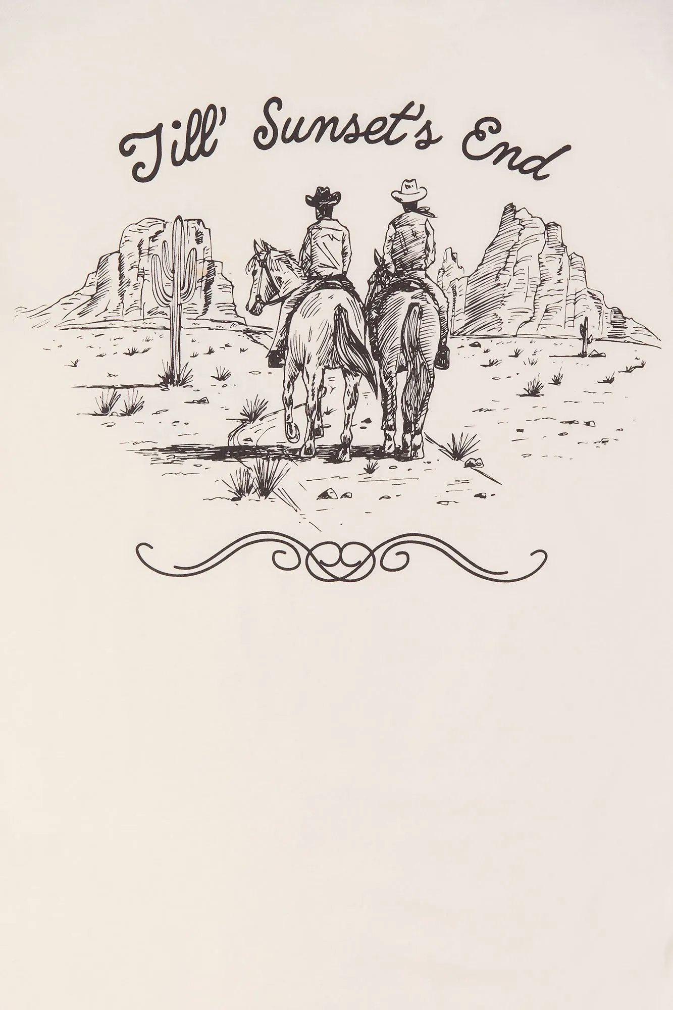 Till Sunset's End Graphic T-Shirt sold by Urban Planet product image thumbnail 4