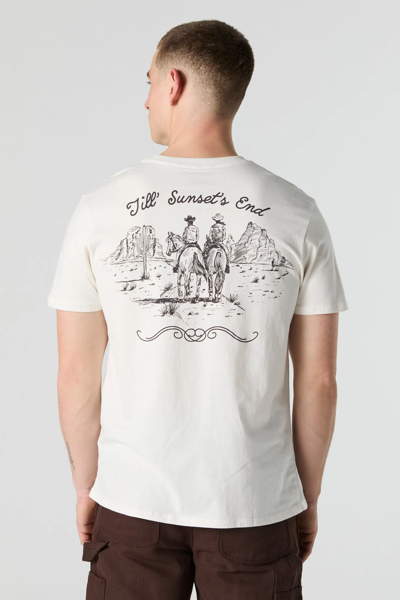 Till Sunset's End Graphic T-Shirt sold by Urban Planet