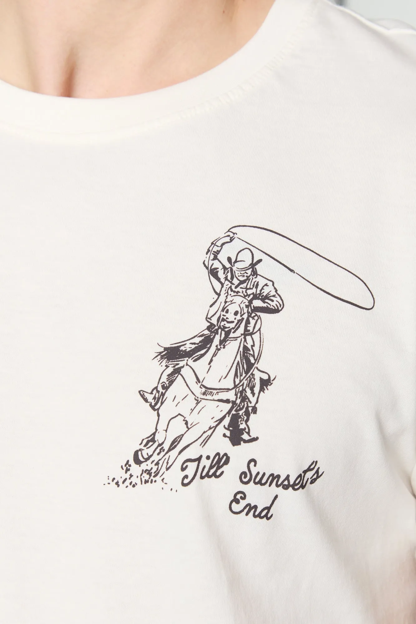 Till Sunset's End Graphic T-Shirt sold by Urban Planet product image thumbnail 5
