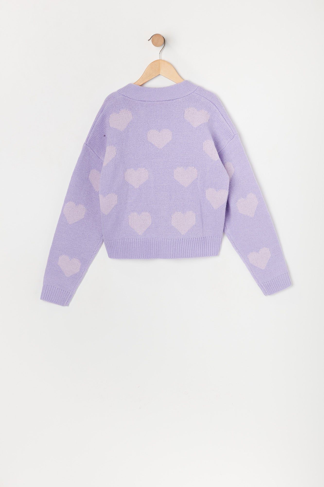 Girls hearts Jacquard Knit Cardigan sold by Urban Planet product image thumbnail 2