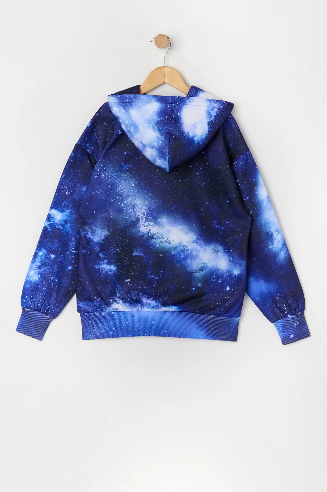 Haut à capuchon avec imprimé NASA Galaxy pour garçon sold by Urban Planet product image thumbnail 2