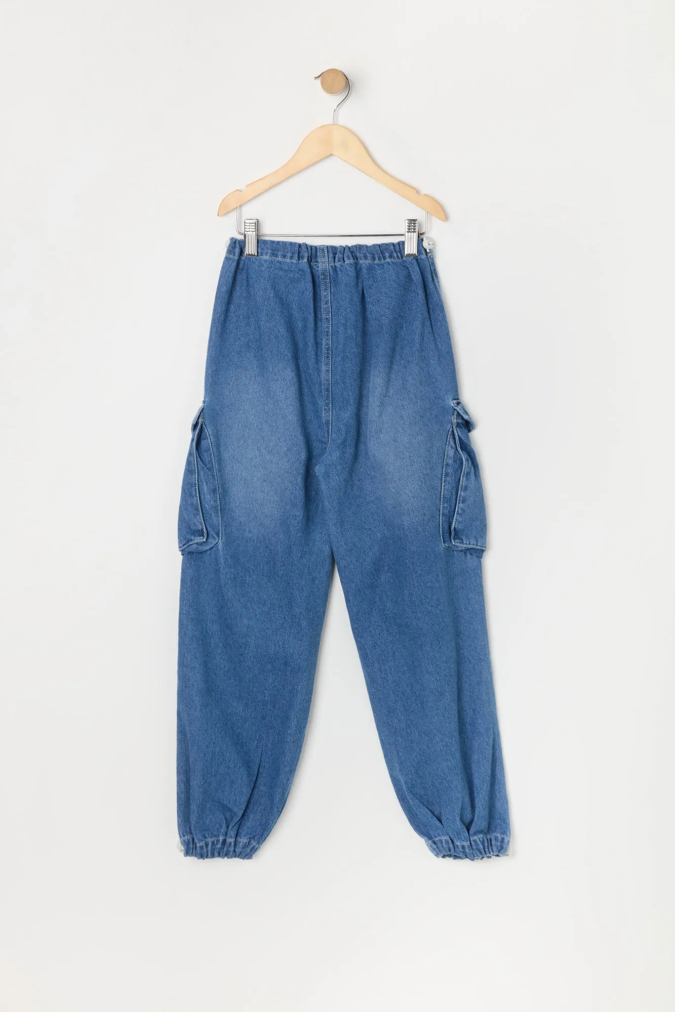 Girls Denim Cargo Jogger sold by Urban Planet product image thumbnail 4