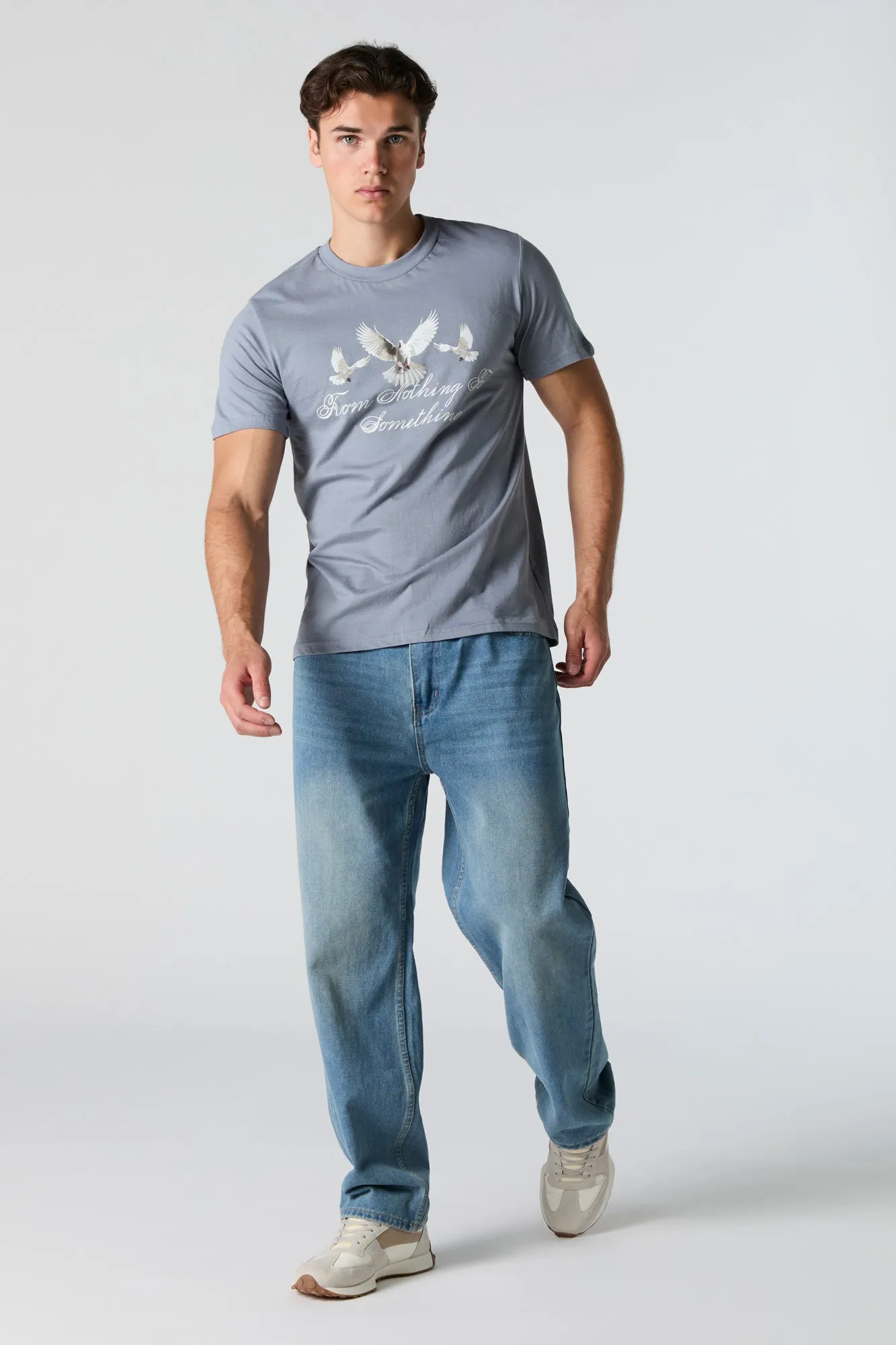 From Nothing to Something Graphic T-Shirt sold by Urban Planet product image thumbnail 3