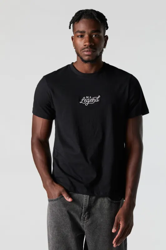 T-shirt avec motif brodé Be a Legend sold by Urban Planet