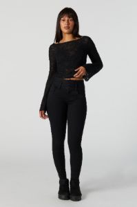 Ibiza Black Wash Push Up Skinny Jean sold by Urban Planet