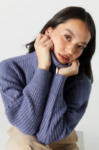 Knit Zip Quarter Zip Sweater sold by Urban Planet