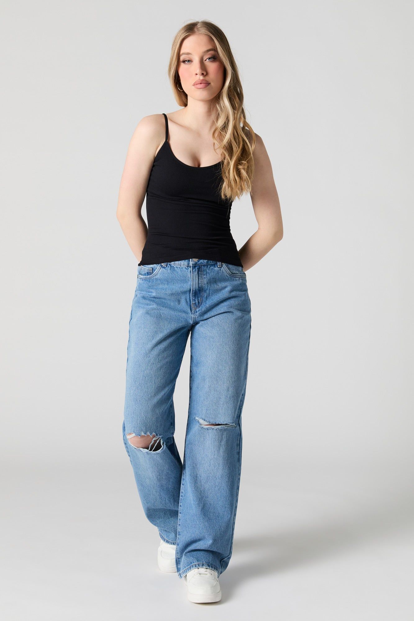 Seamless Ribbed Cami sold by Urban Planet product image thumbnail 3