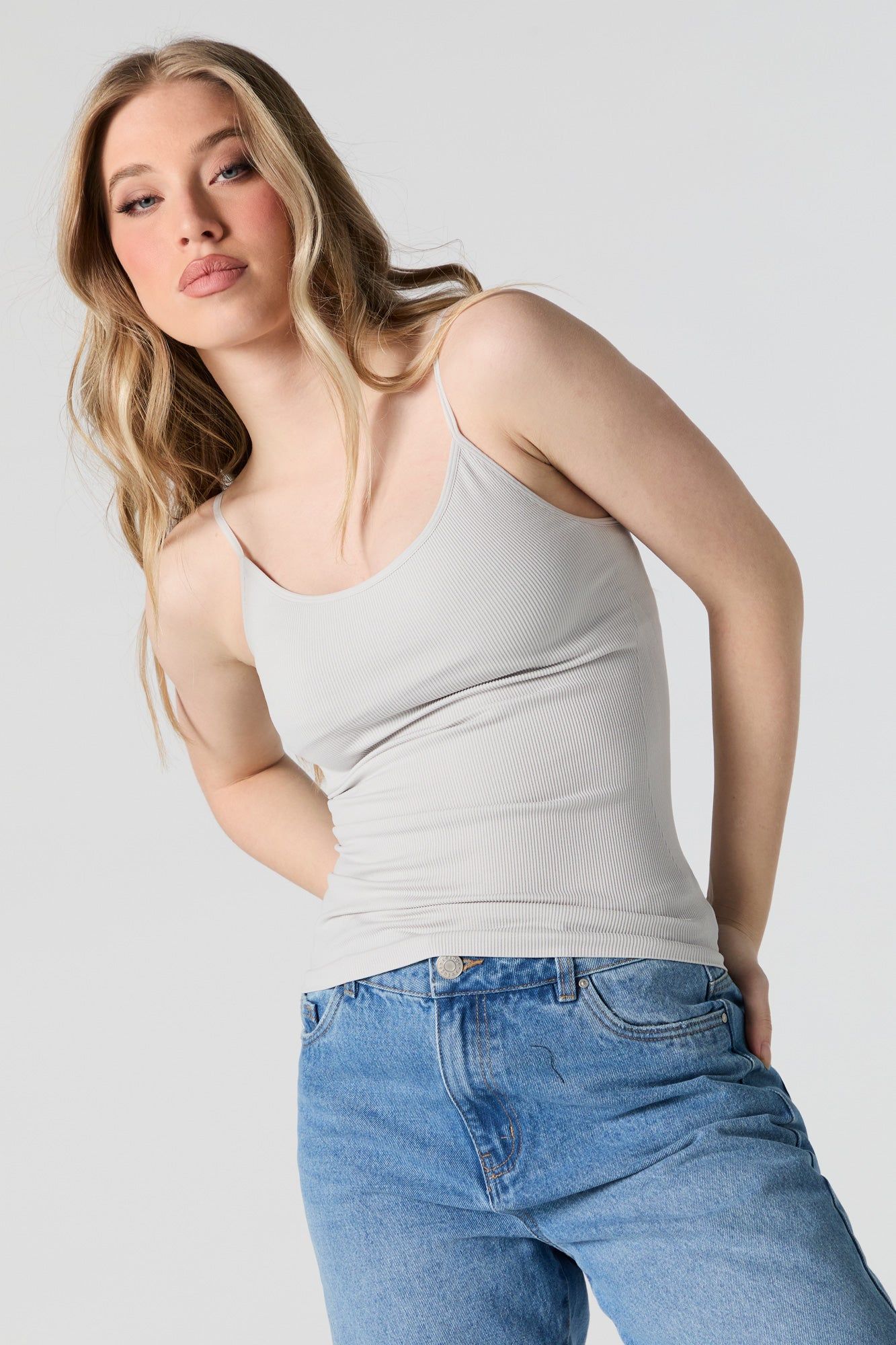 Seamless Ribbed Cami sold by Urban Planet product image thumbnail 4