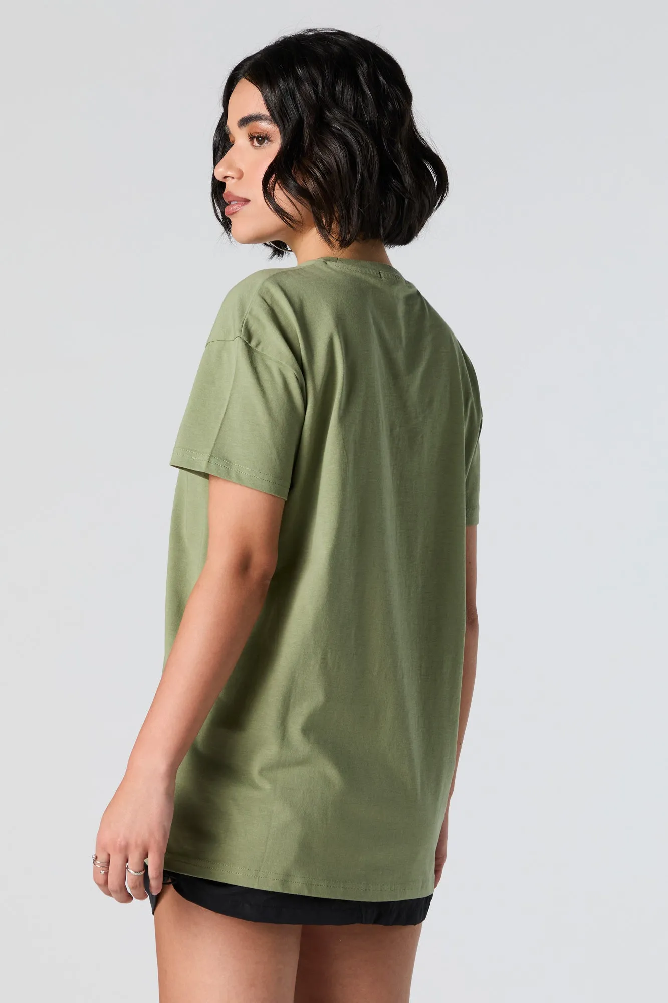 Yellowstone Embroidered T-Shirt sold by Urban Planet product image thumbnail 3