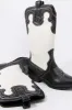 Black and White Cowboy Boot sold by Urban Planet