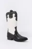Black and White Cowboy Boot sold by Urban Planet