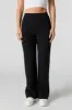 Ribbed High Rise Straight Leg Pant sold by Urban Planet