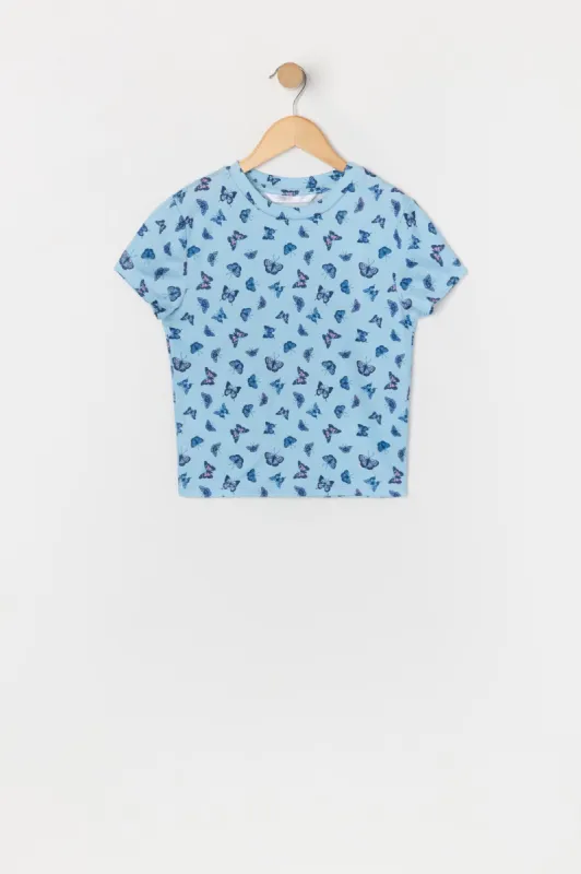 T-shirt à imprimé Papillon pour fille sold by Urban Planet