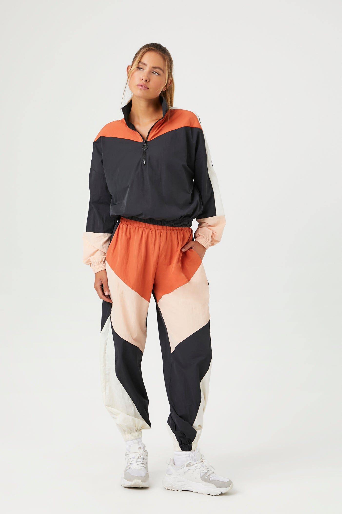 Active Colourblock Half-Zip Jacket sold by Urban Planet product image thumbnail 3