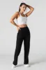 Ribbed High Rise Straight Leg Pant sold by Urban Planet