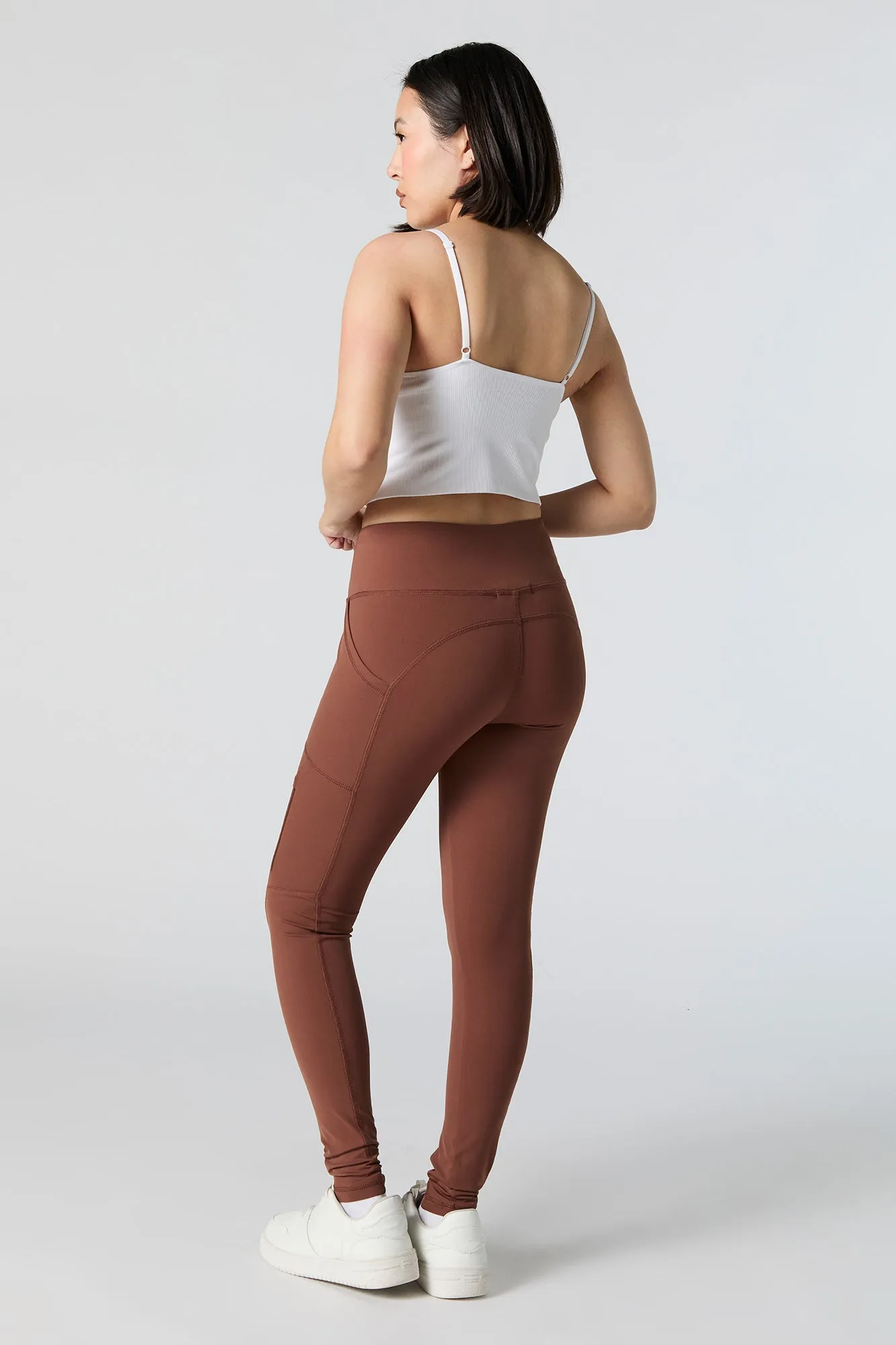 Legging Active à poches multiples avec fermeture à glissière sold by Urban Planet product image thumbnail 3