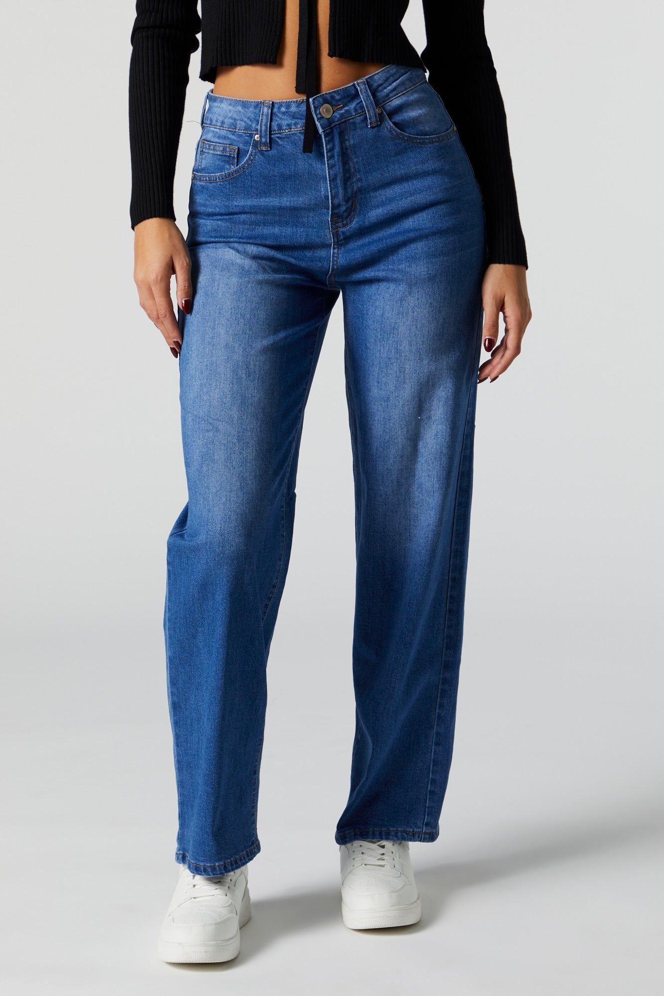 Medium Wash Wide Leg Jean sold by Urban Planet product image thumbnail 2