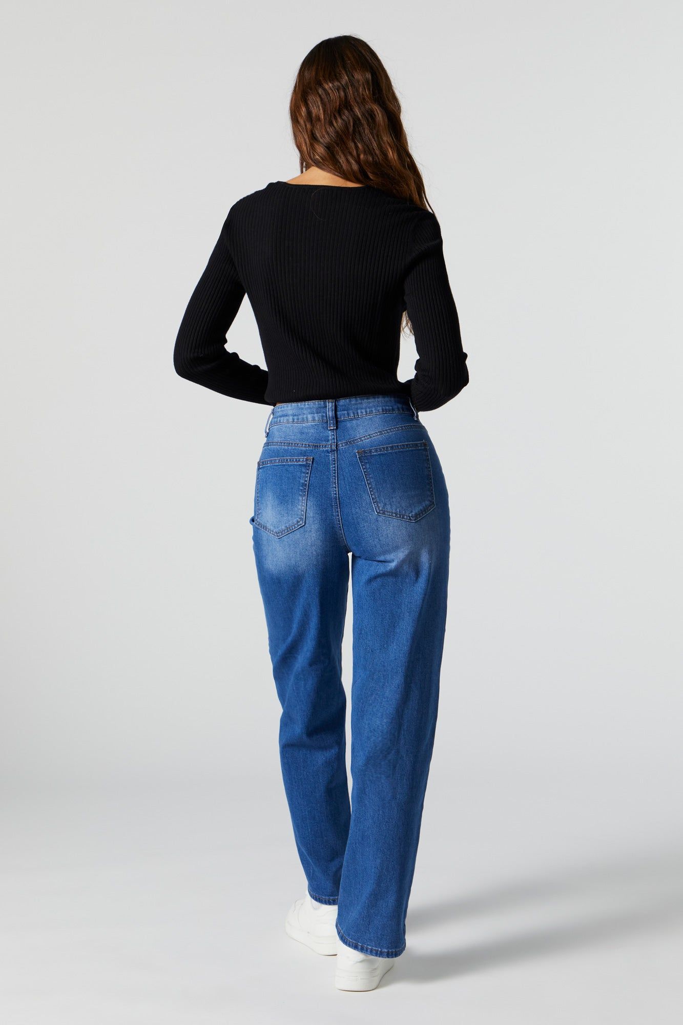 Medium Wash Wide Leg Jean sold by Urban Planet product image thumbnail 3