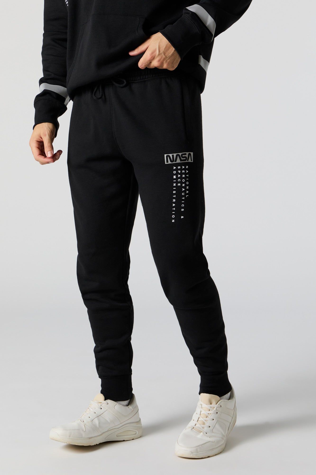 NASA Graphic Fleece Jogger sold by Urban Planet
