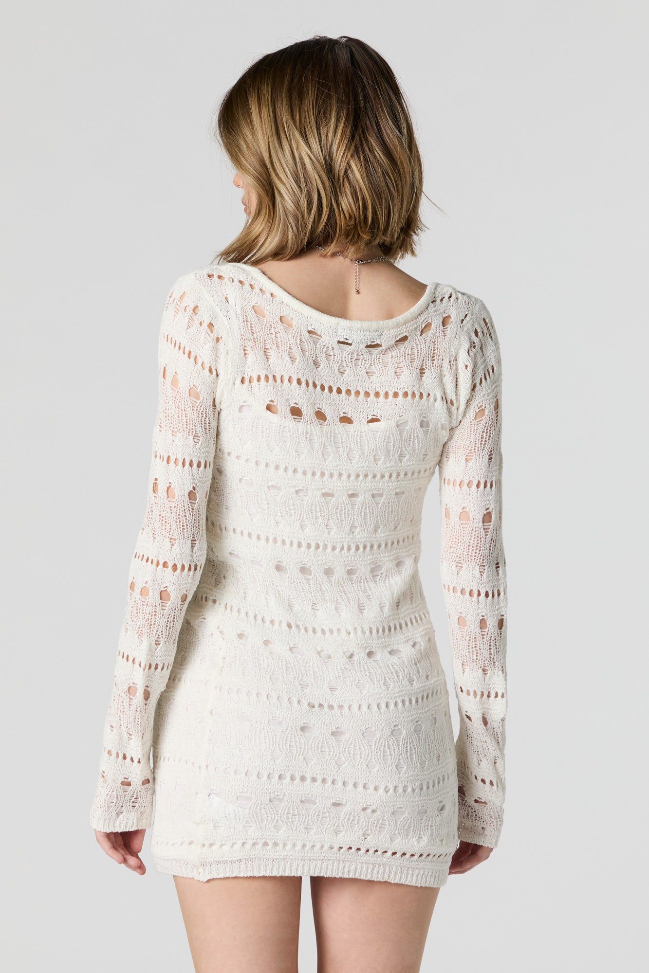 Minirobe crochetée à manches longues sold by Urban Planet product image thumbnail 2