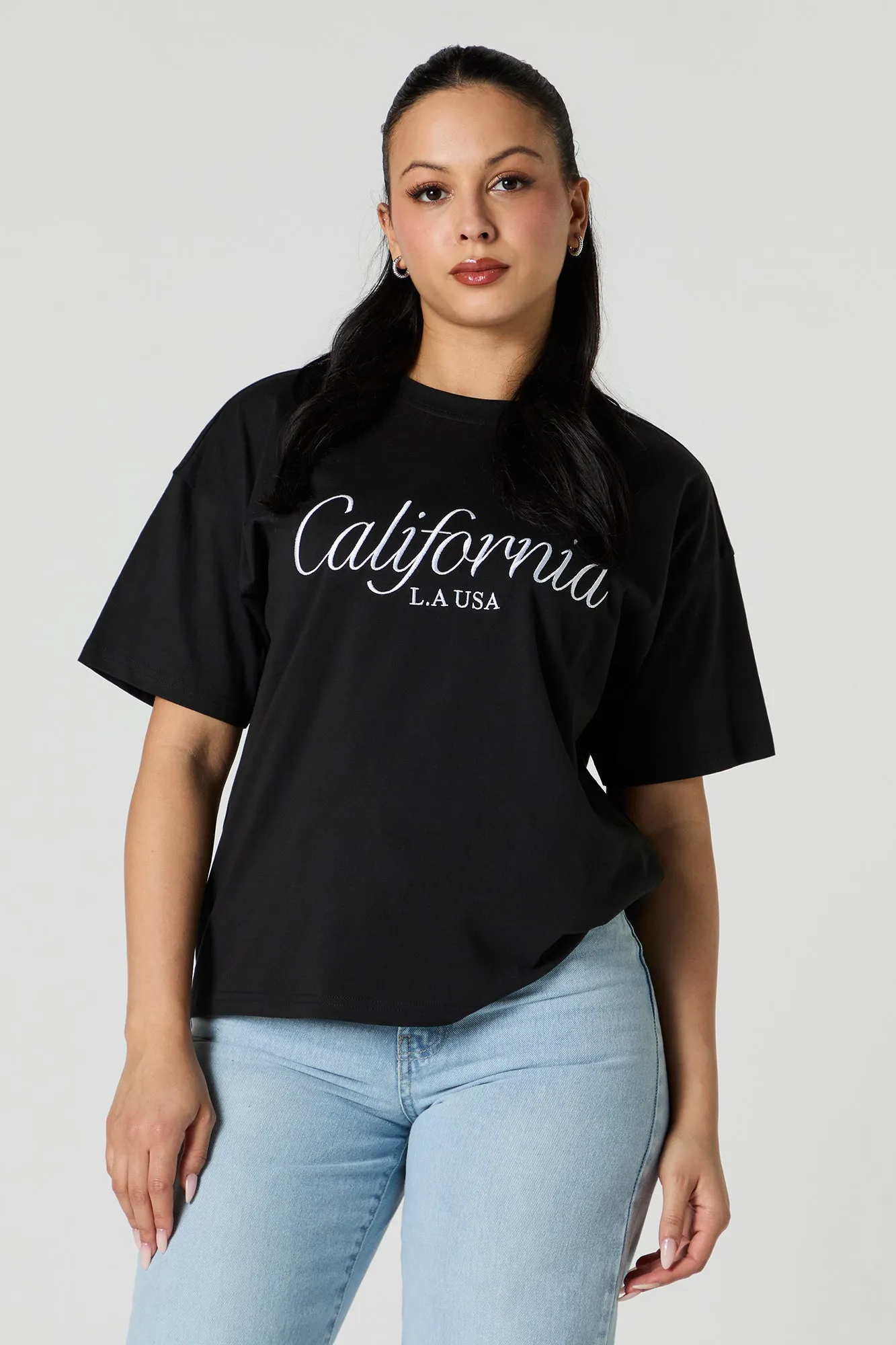 California Embroidered T-Shirt sold by Urban Planet