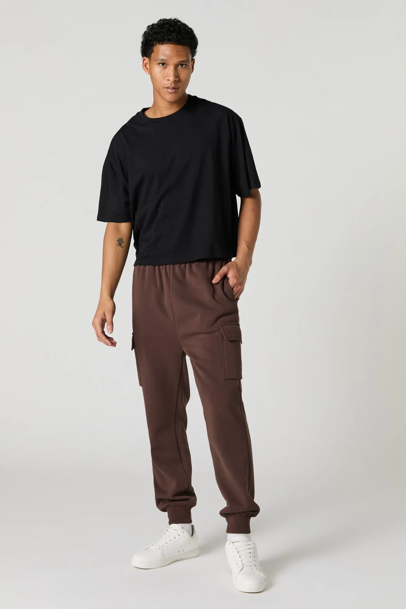 Jogger cargo en molleton de tous les jours sold by Urban Planet product image thumbnail 2