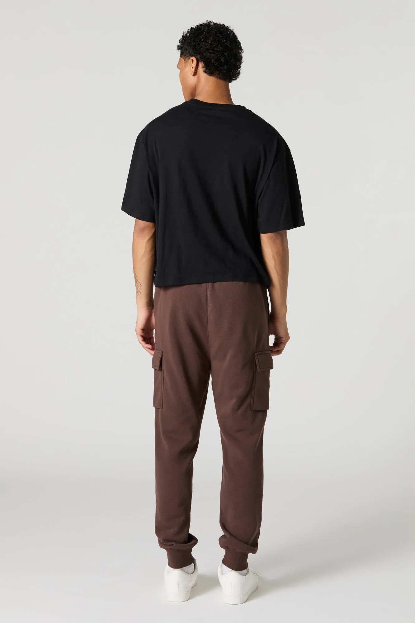 Jogger cargo en molleton de tous les jours sold by Urban Planet product image thumbnail 3